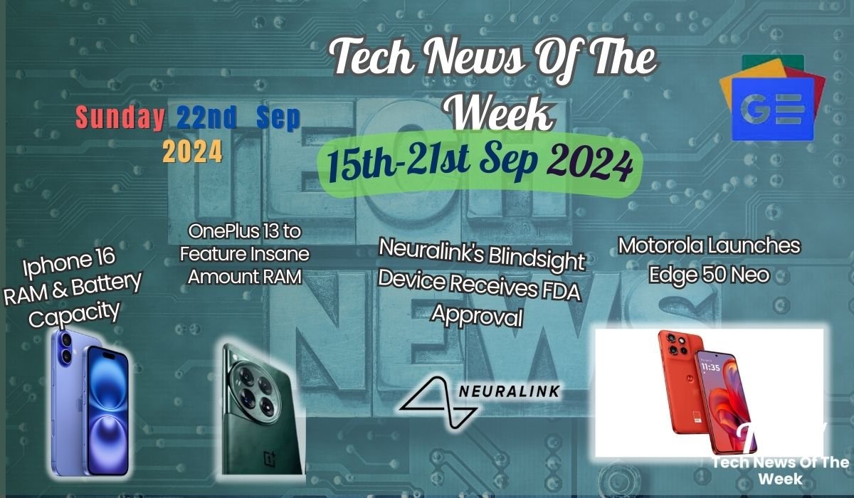 Tech News Of The Week 15th-21st Sep 2024