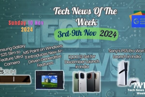 Tech News Of The Week 3rd-9th Nov 2024